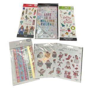 The Happy Planner Sticker Book Lot Mixed Scrapbooking Crafts Planning Holiday